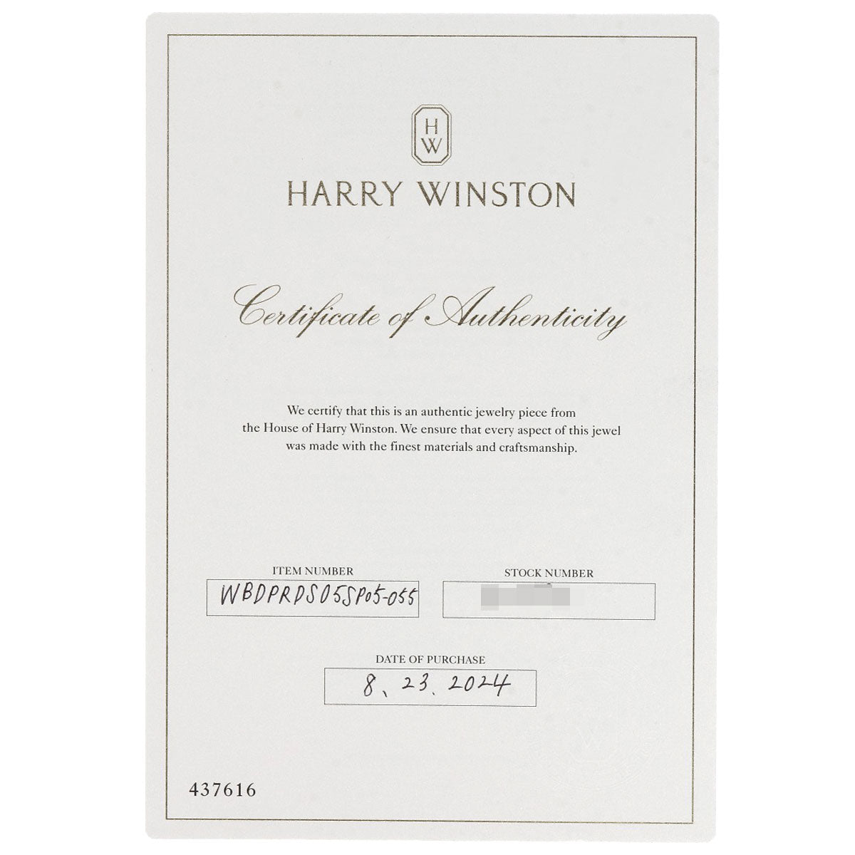 HARRY WINSTON Full eternity Diamond Ring Platinum PT950 Ladies [Used]