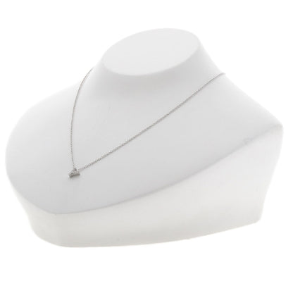 Ponte Vecchio Initial Y Diamond Necklace K18 White Gold Ladies [Used]