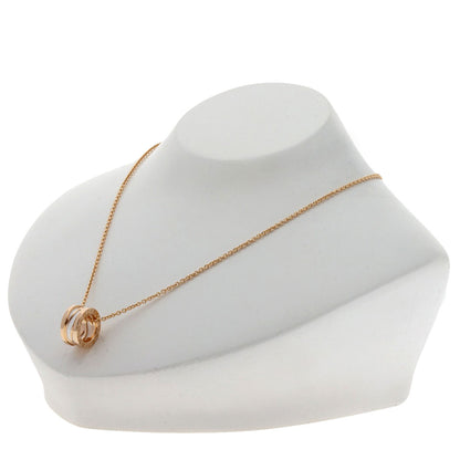 BVLGARI B.zero1 Legend White Ceramic Necklace K18 Pink Gold Ladies [Used]