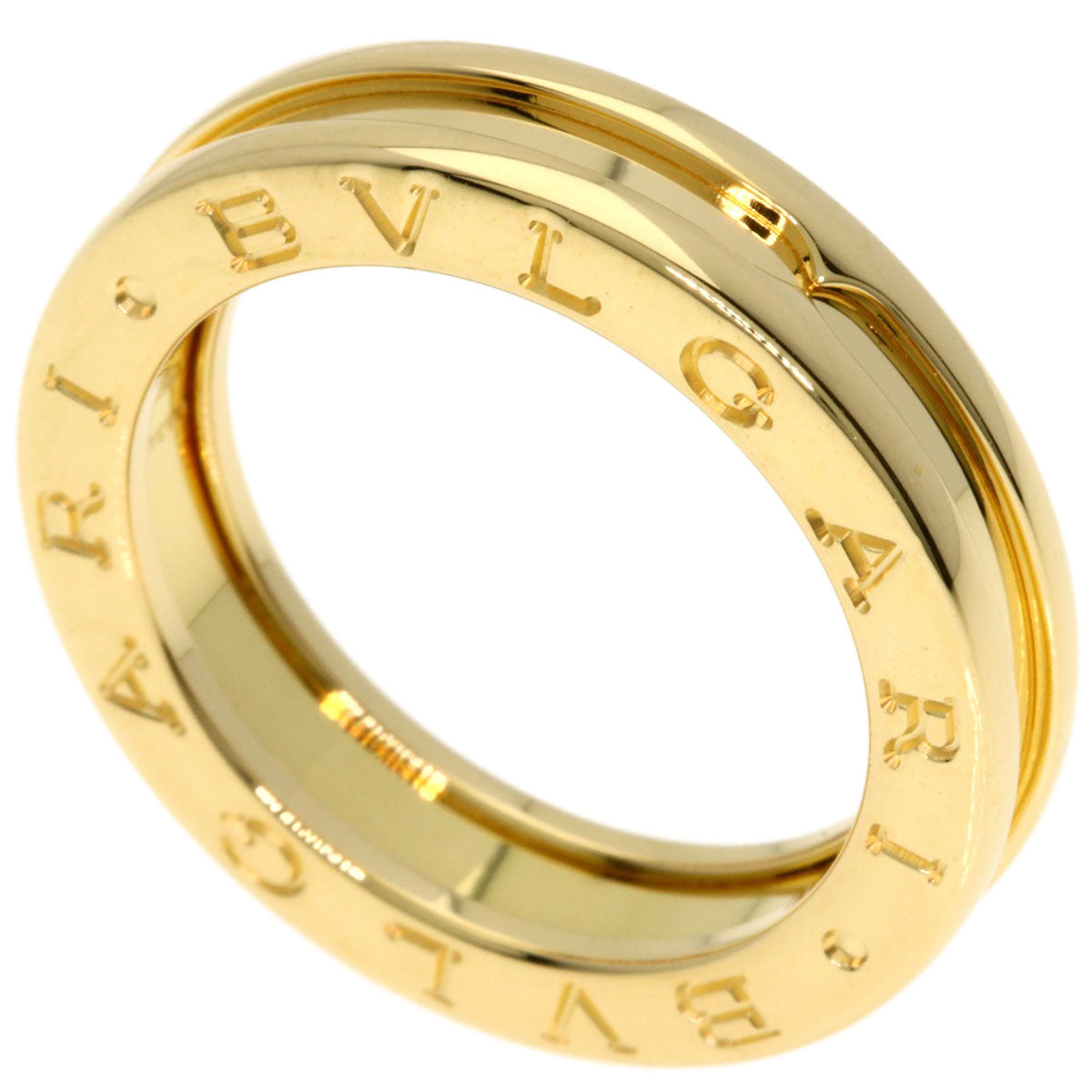 BVLGARI B.zero1 1 band #51 Ring K18 Yellow Gold Ladies [Used]