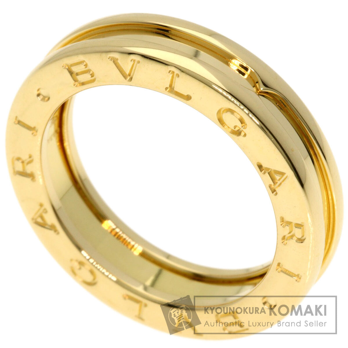 BVLGARI B.zero1 1 band #51 Ring K18 Yellow Gold Ladies [Used]