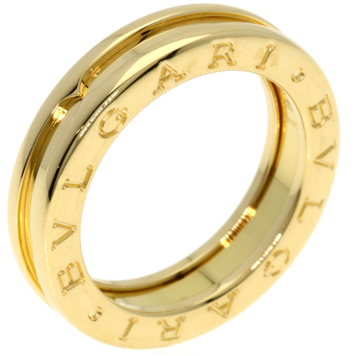 BVLGARI B.zero1 1 band #51 Ring K18 Yellow Gold Ladies [Used]