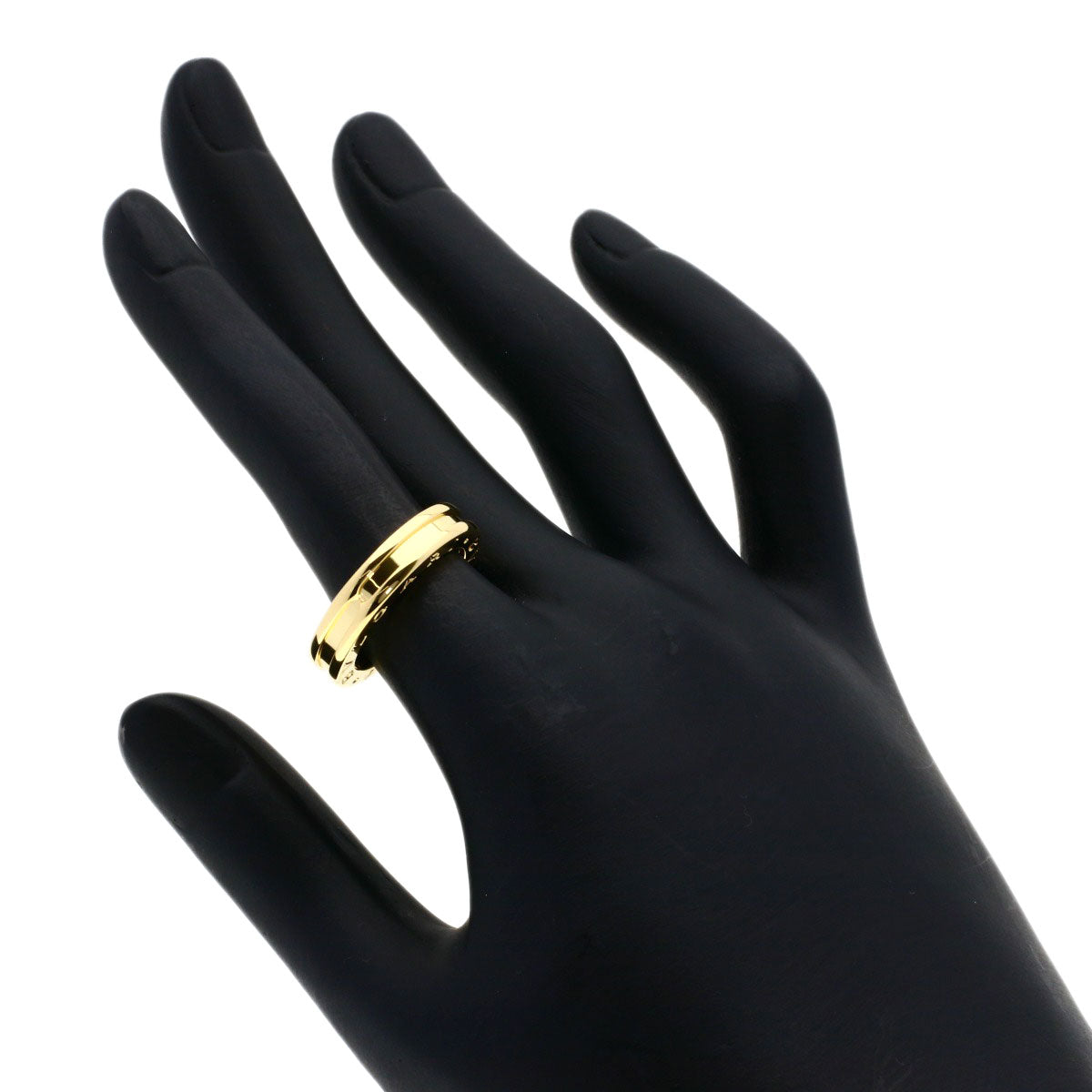 BVLGARI B.zero1 1 band #51 Ring K18 Yellow Gold Ladies [Used]