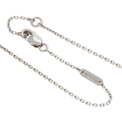 Van Cleef & Arpels Sweet Alhambra Papillon Turquoise Necklace K18 White Gold Ladies [Used]