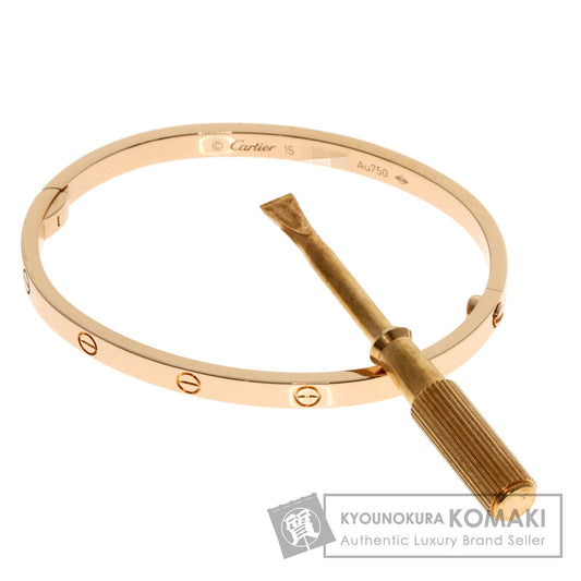 CARTIER LOVE Bracelets SM with Driver #15 Bracelet K18 Pink Gold Ladies [Used]