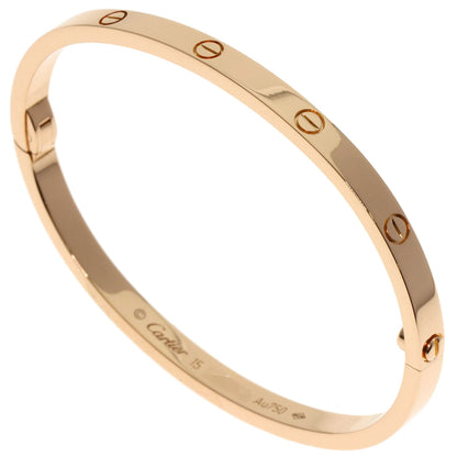 CARTIER LOVE Bracelets SM with Driver #15 Bracelet K18 Pink Gold Ladies [Used]