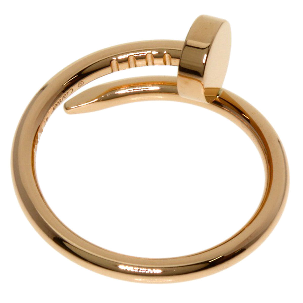 CARTIER Juste un Clou Small #47 Ring K18 Pink Gold Ladies [Used]