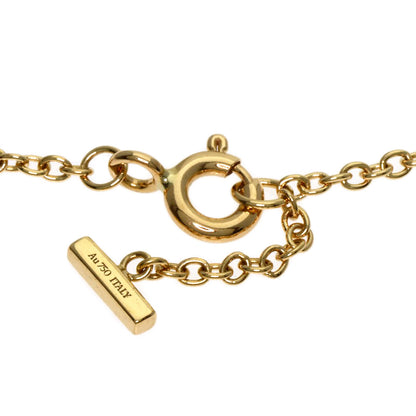 TIFFANY&Co. T Smile Mini Diamond Bracelet K18 Yellow Gold Ladies [Used]