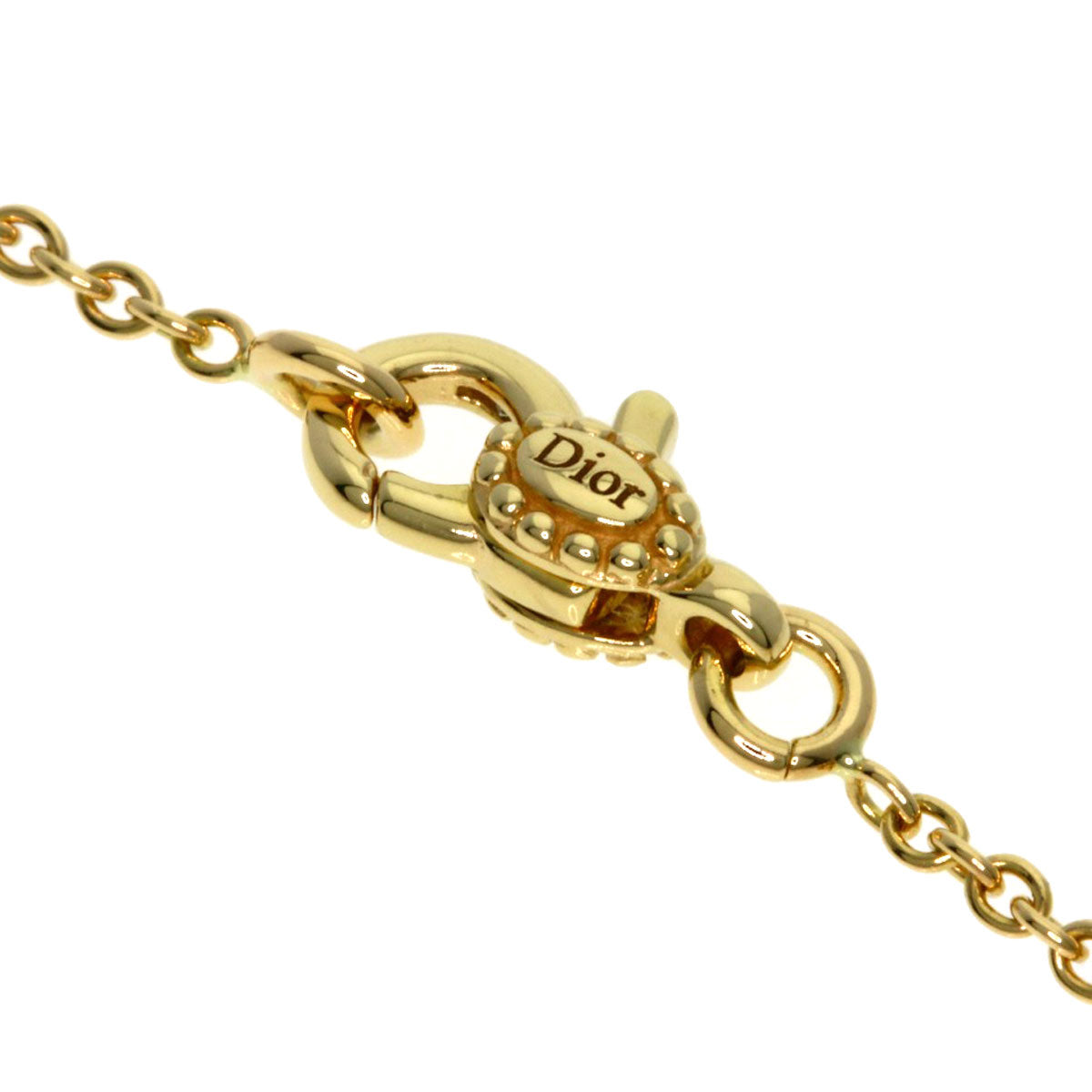 Dior Rose Celeste Moon and Sun Necklace K18 Yellow Gold Ladies [Used]