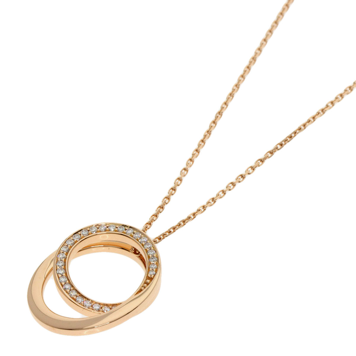 CARTIER Etincel de Cartier Diamond Necklace K18 Pink Gold Ladies [Used]