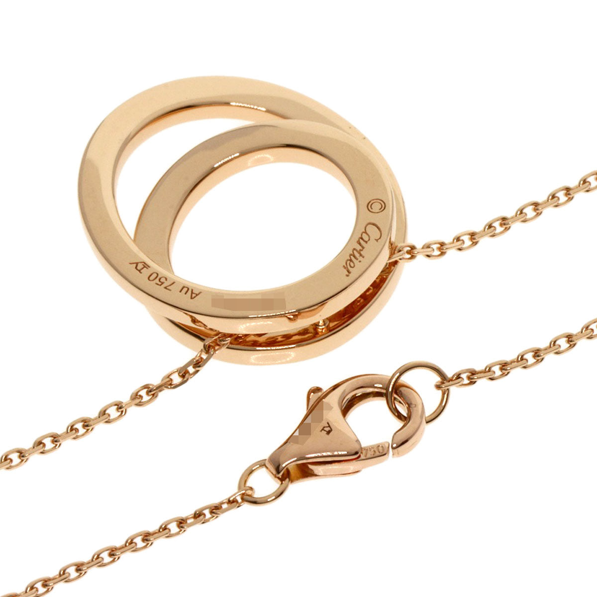 CARTIER Etincel de Cartier Diamond Necklace K18 Pink Gold Ladies [Used]