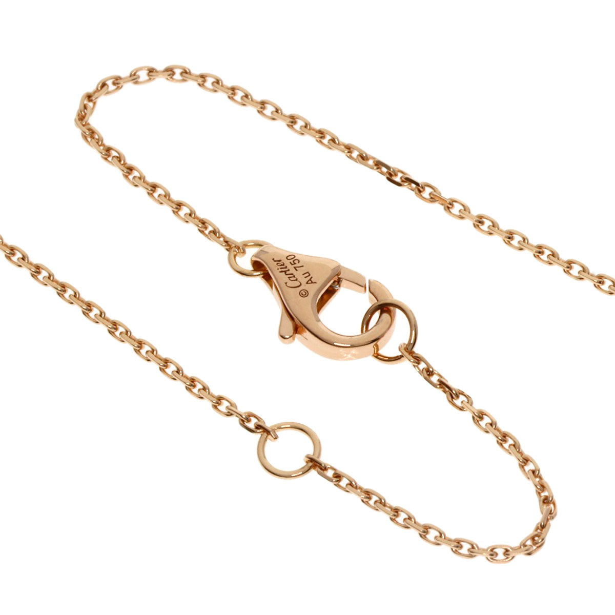 CARTIER Etincel de Cartier Diamond Necklace K18 Pink Gold Ladies [Used]