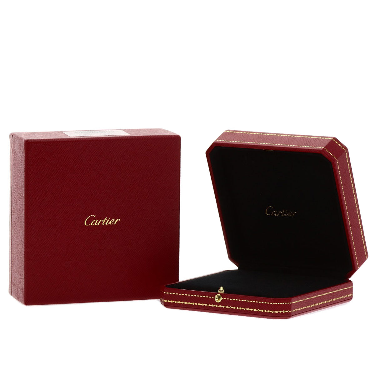 CARTIER Amulet de Cartier Small Malachite 1P Diamond Necklace K18 Pink Gold Ladies [Used]