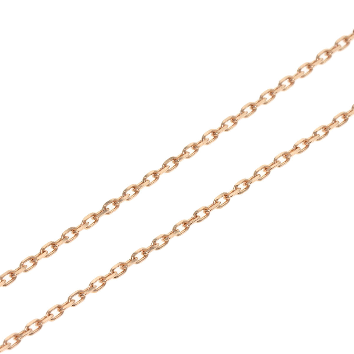 CARTIER Amulet de Cartier Small Malachite 1P Diamond Necklace K18 Pink Gold Ladies [Used]