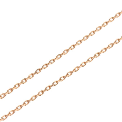 CARTIER Amulet de Cartier Small Malachite 1P Diamond Necklace K18 Pink Gold Ladies [Used]