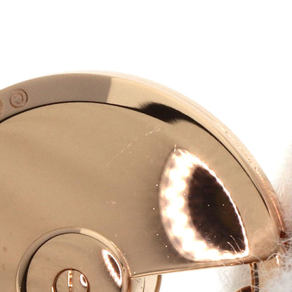 CARTIER Amulet de Cartier Small Malachite 1P Diamond Necklace K18 Pink Gold Ladies [Used]