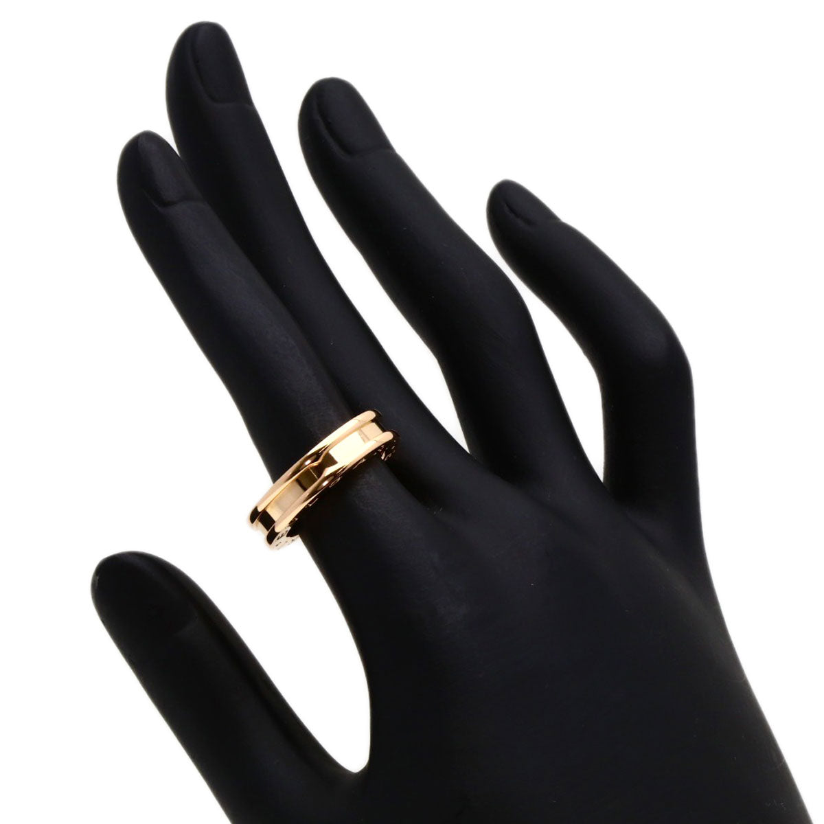 BVLGARI B.zero1 1 band #50 Ring K18 Pink Gold Ladies [Used]