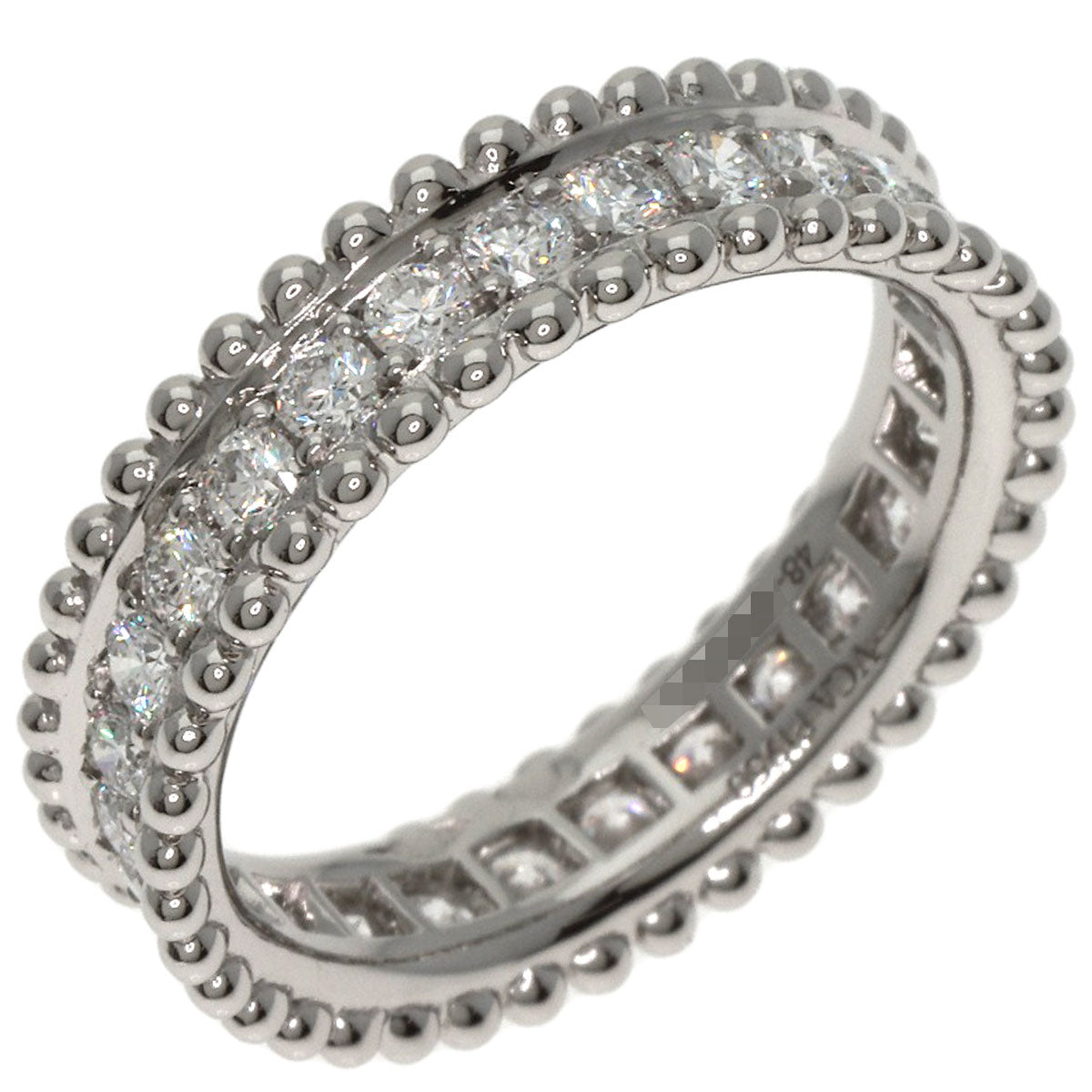 Van Cleef & Arpels Estelle Marriage Full Eternity Diamond #48 Ring Platinum PT950 Ladies [Used]