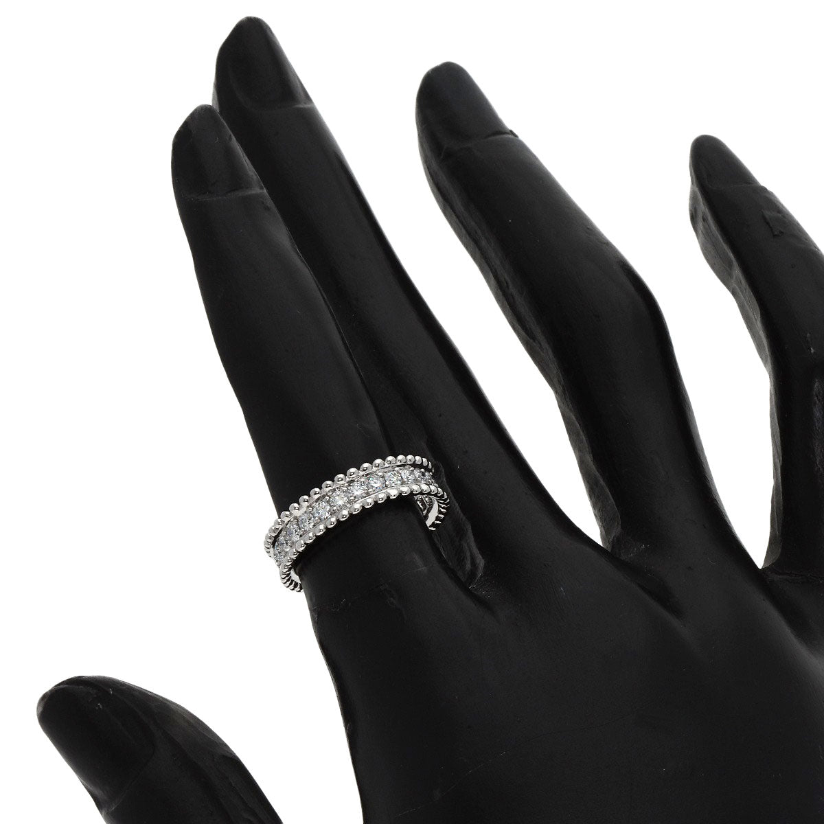 Van Cleef & Arpels Estelle Marriage Full Eternity Diamond #48 Ring Platinum PT950 Ladies [Used]