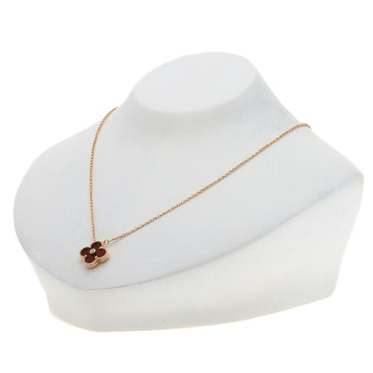 Van Cleef & Arpels Vintage Alhambra Bullseye Diamond Necklace K18 Pink Gold Ladies [Used]