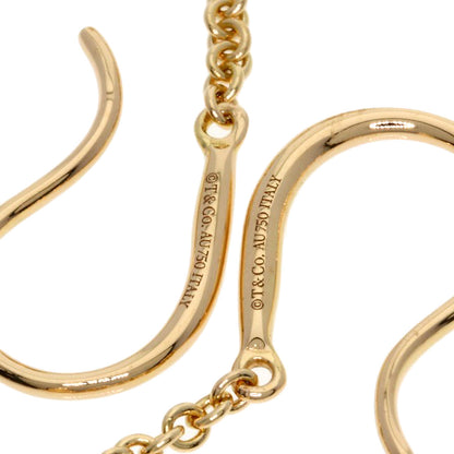 TIFFANY&Co. Hardware Ball Drop Hook earring K18 Pink Gold Ladies [Used]