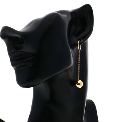 TIFFANY&Co. Hardware Ball Drop Hook earring K18 Pink Gold Ladies [Used]