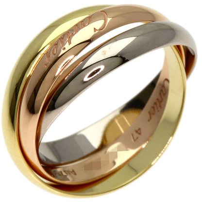 CARTIER Trinity #47 current model Ring K18 Yellow Gold K18 White GoldLadies [Used]