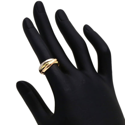 CARTIER Trinity #47 current model Ring K18 Yellow Gold K18 White GoldLadies [Used]