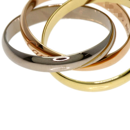 CARTIER Trinity #47 current model Ring K18 Yellow Gold K18 White GoldLadies [Used]