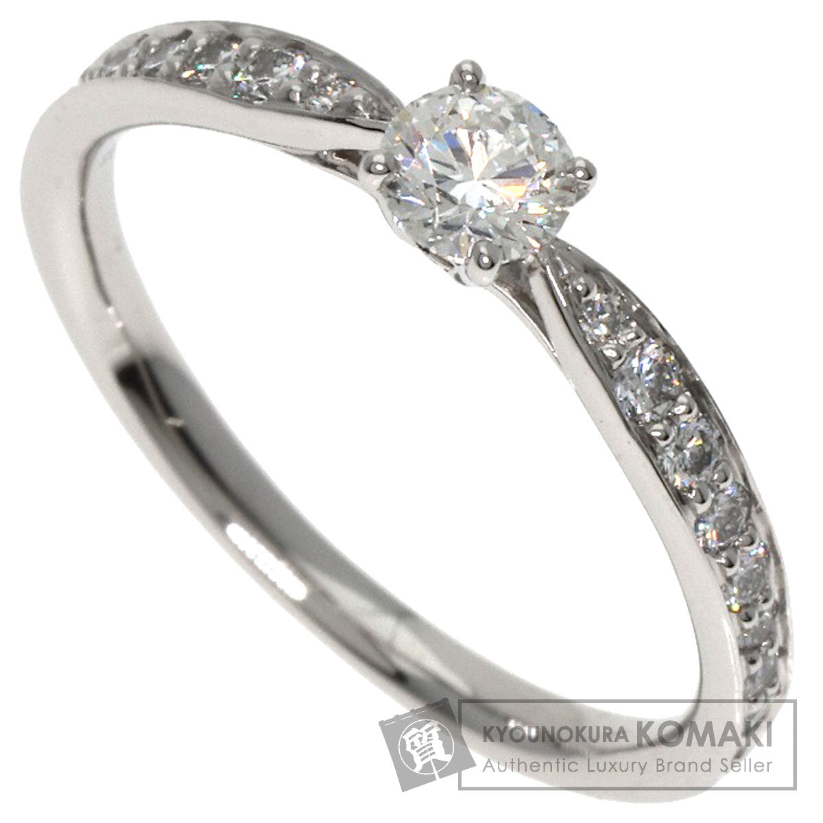 TIFFANY&Co. Harmony Round Lillian Cut Diamond Ring Platinum PT950 Ladies [Used]