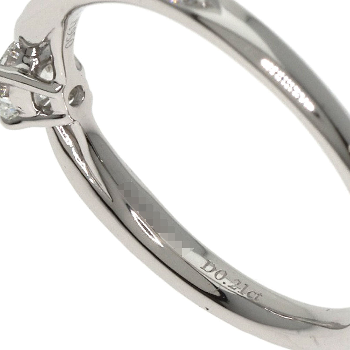 TIFFANY&Co. Harmony Round Lillian Cut Diamond Ring Platinum PT950 Ladies [Used]