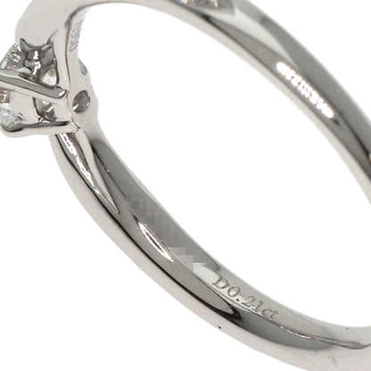 TIFFANY&Co. Harmony Round Lillian Cut Diamond Ring Platinum PT950 Ladies [Used]