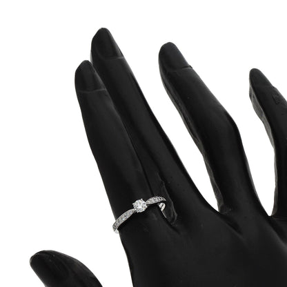 TIFFANY&Co. Harmony Round Lillian Cut Diamond Ring Platinum PT950 Ladies [Used]