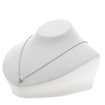 La Nouvelle Vague Flower Diamond Necklace K18 White Gold 6.6g　Ladies