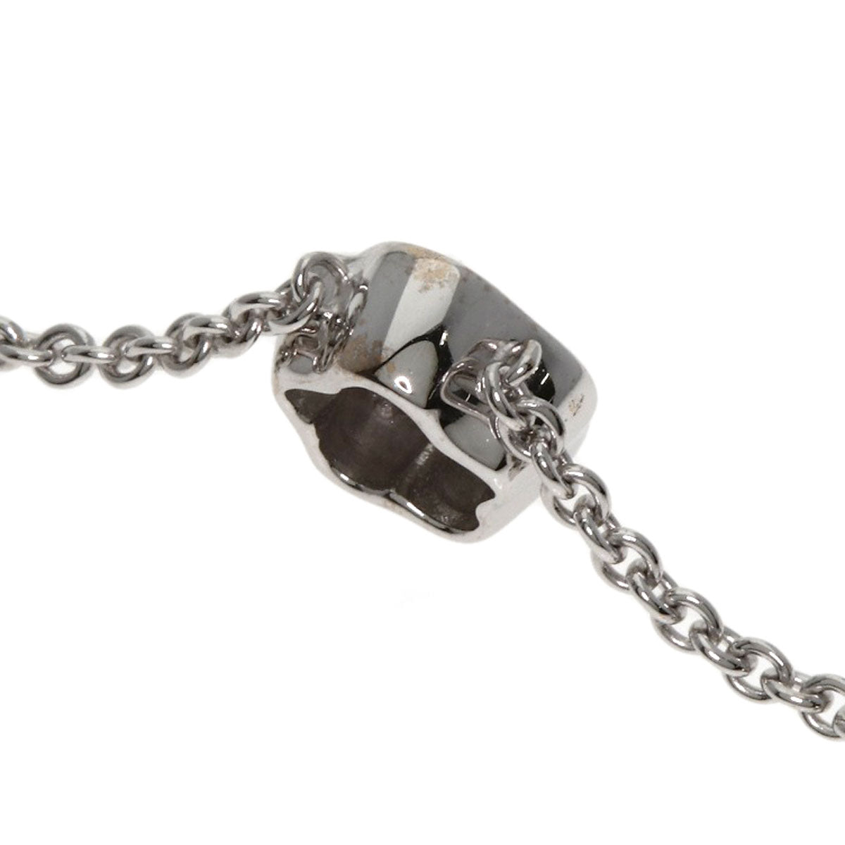 La Nouvelle Vague Flower Diamond Necklace K18 White Gold 6.6g　Ladies