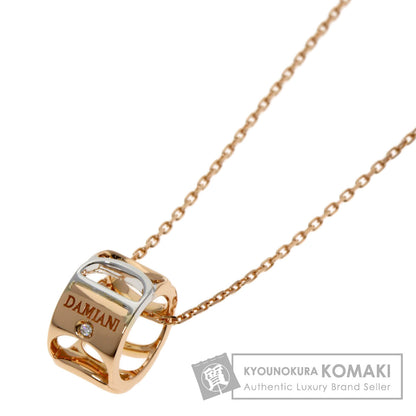 Damiani Damianissima 1P Diamond Necklace K18 Pink Gold Ladies [Used]