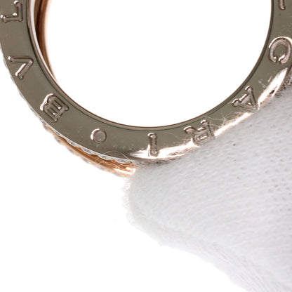 BVLGARI B.zero1 Perfect Mistake Diamond 4 Band #57 Ring K18 Pink Gold K18 White GoldLadies [Used]