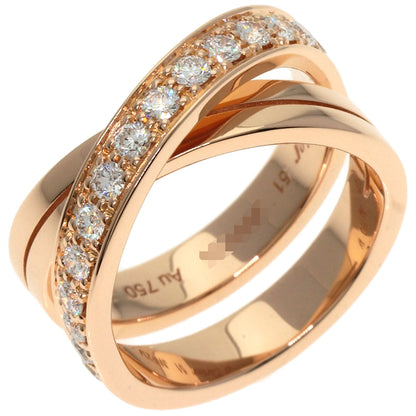 CARTIER Etincel de Cartier Diamond #51 Ring K18 Pink Gold Ladies [Used]