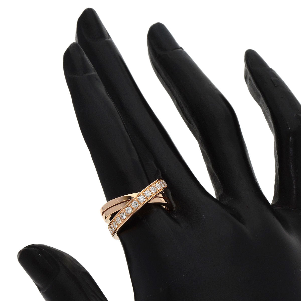 CARTIER Etincel de Cartier Diamond #51 Ring K18 Pink Gold Ladies [Used]