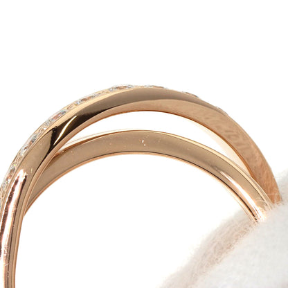 CARTIER Etincel de Cartier Diamond #51 Ring K18 Pink Gold Ladies [Used]