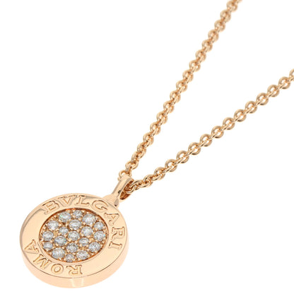 BVLGARI BVLGARI BVLGARI Pavé Diamond Onyx Necklace K18 Pink Gold Ladies [Used]