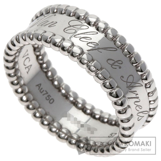 Van Cleef & Arpels Perle Senior Tulle #57 Ring K18 White Gold Ladies [Used]