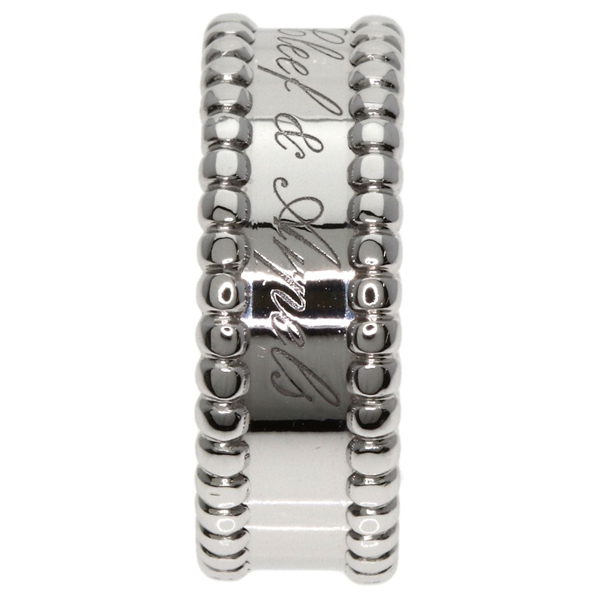 Van Cleef & Arpels Perle Senior Tulle #57 Ring K18 White Gold Ladies [Used]