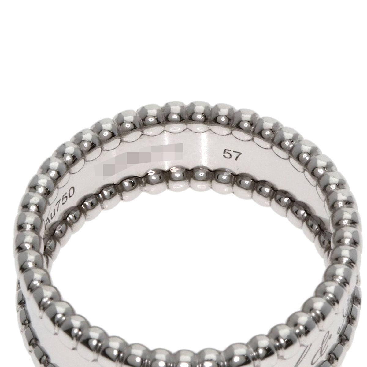 Van Cleef & Arpels Perle Senior Tulle #57 Ring K18 White Gold Ladies [Used]