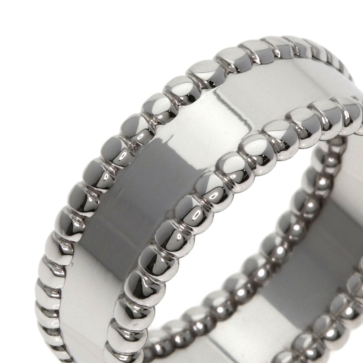 Van Cleef & Arpels Perle Senior Tulle #57 Ring K18 White Gold Ladies [Used]