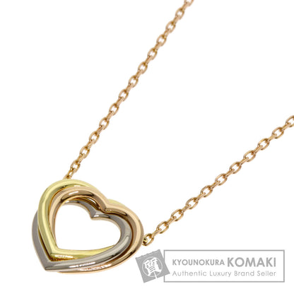 CARTIER Trinity heart Necklace K18 Pink Gold K18 White GoldLadies [Used]
