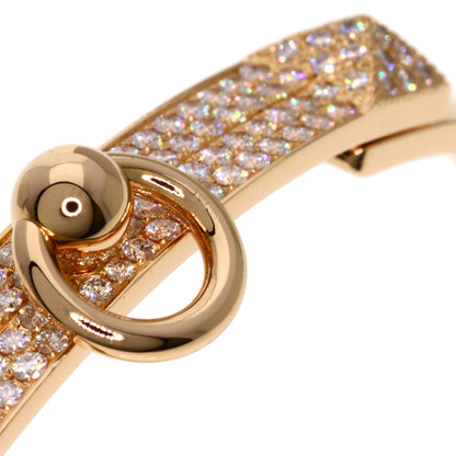 HERMES Collier de Chien Diamond ST Bracelet K18 Pink Gold Ladies [Used]