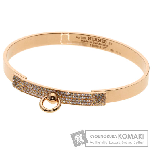 HERMES Collier de Chien Diamond ST Bracelet K18 Pink Gold Ladies [Used]