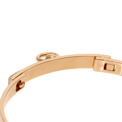 HERMES Collier de Chien Diamond ST Bracelet K18 Pink Gold Ladies [Used]