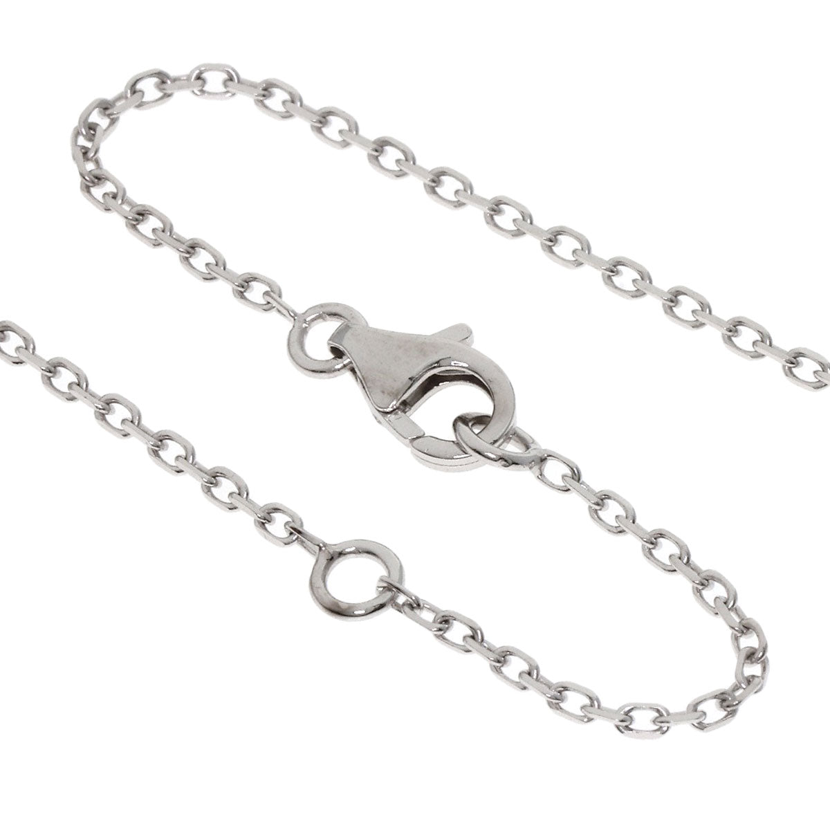 CARTIER Caress d'Orchidee Pal Diamond Necklace K18 White Gold Ladies [Used]